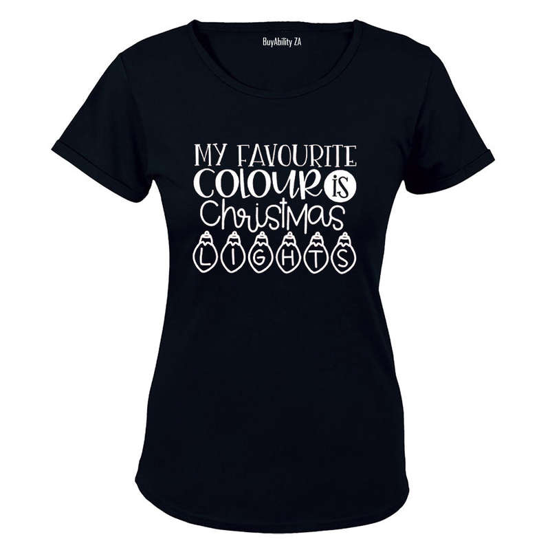 Christmas Lights - Ladies - T-Shirt
