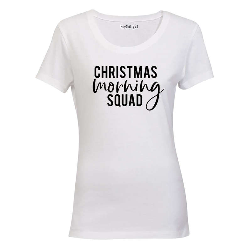 Christmas Morning Squad - Ladies - T-Shirt