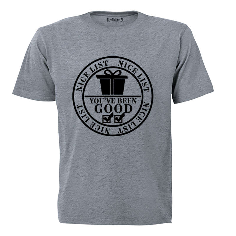 Christmas Nice List - Adults - T-Shirt