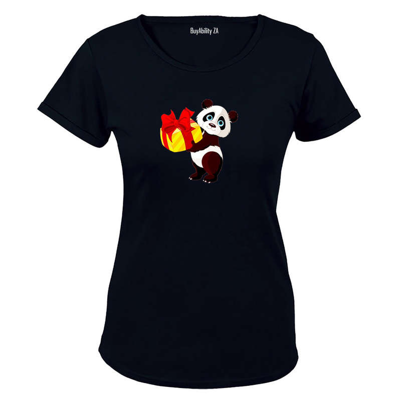 Christmas Present Panda - T-Shirt