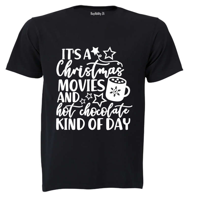 Christmas Movies and Hot Chocolate - Kids T-Shirt