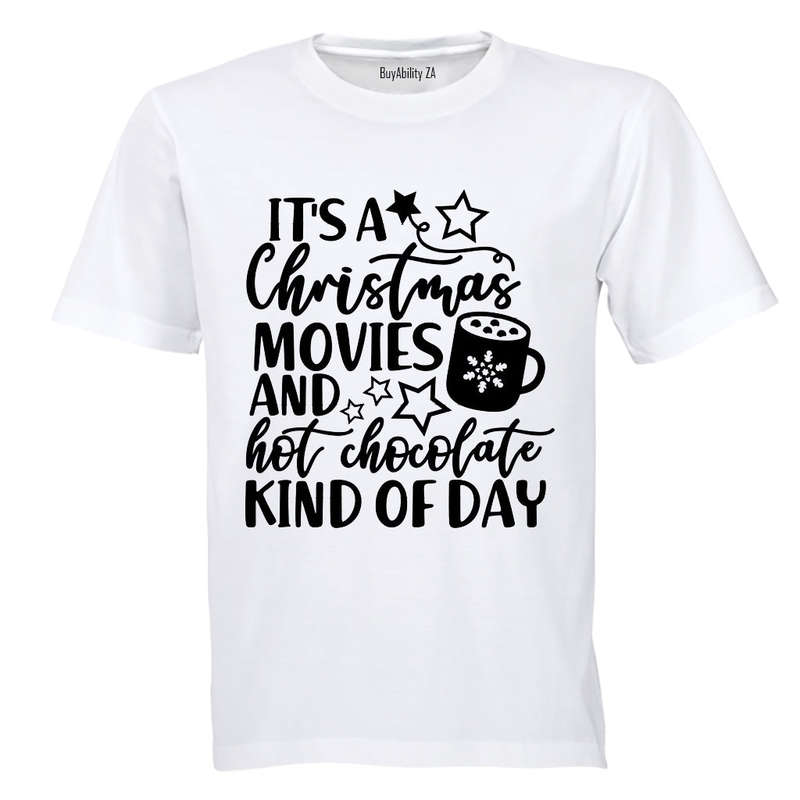 Christmas Movies and Hot Chocolate - Kids T-Shirt