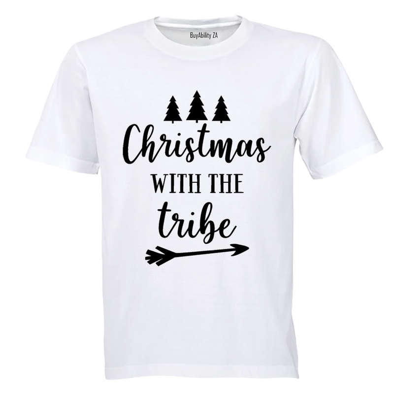 Christmas With My Tribe - Adults - T-Shirt