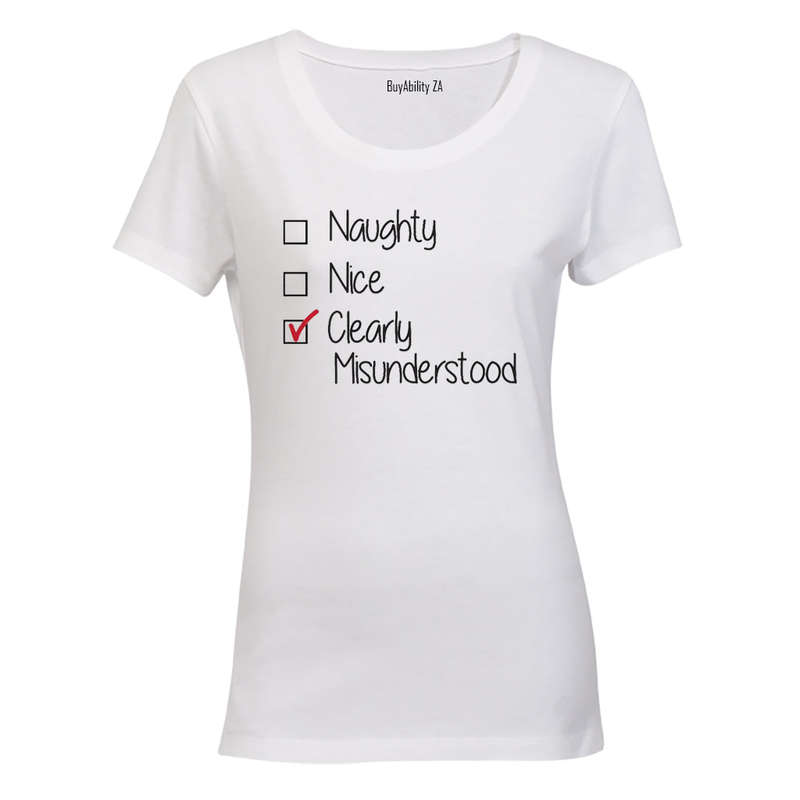 Clearly Misunderstood - Christmas - Ladies - T-Shirt