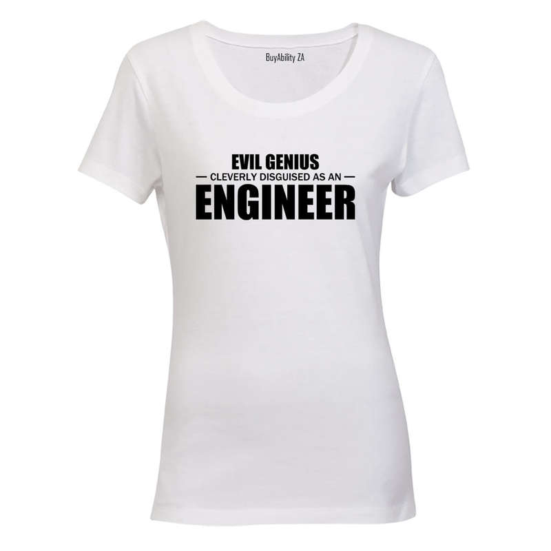 Cleverly Disguised As An Engineer - Ladies - T-Shirt