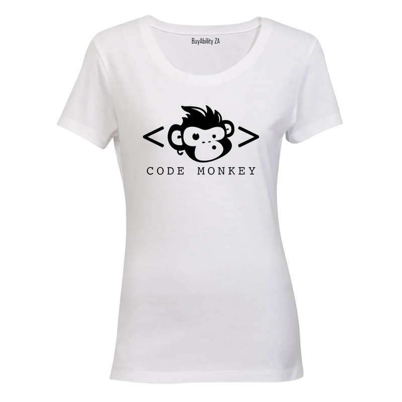 Code Monkey - Ladies - T-Shirt
