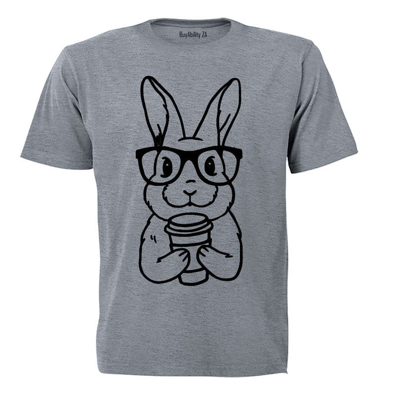 Coffee Bunny - Easter - Adults - T-Shirt