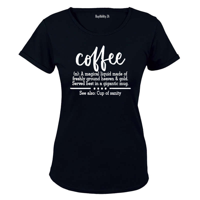 Coffee - Definition - Ladies - T-Shirt