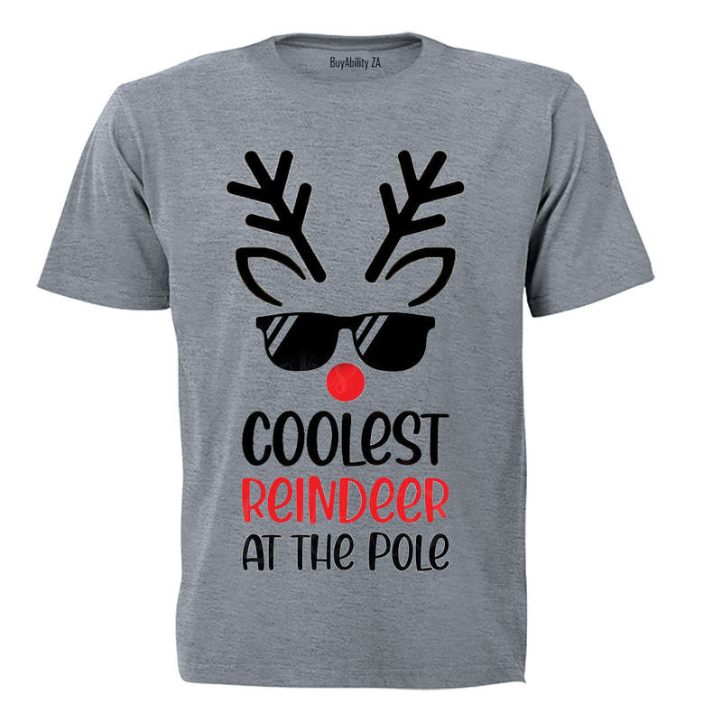Coolest Reindeer - Christmas - Adults - T-Shirt