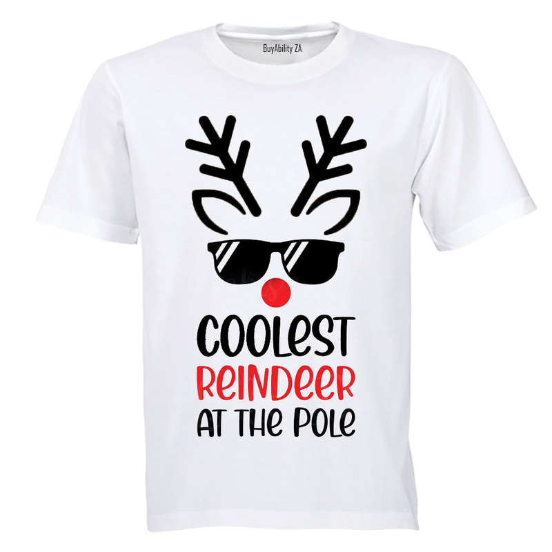 Coolest Reindeer - Christmas - Adults - T-Shirt