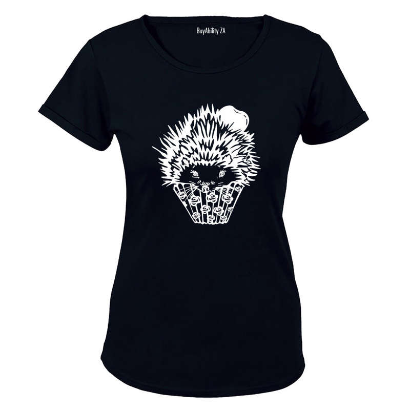 Cupcake Hedgehog - Ladies - T-Shirt