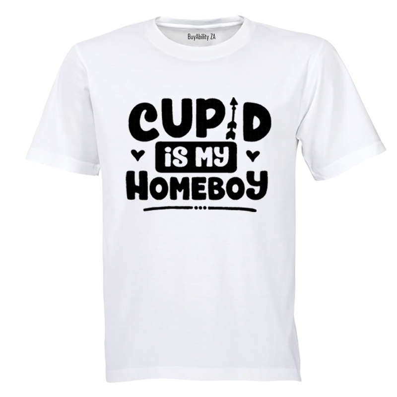 Cupid is my Homeboy - Valentine - Kids T-Shirt