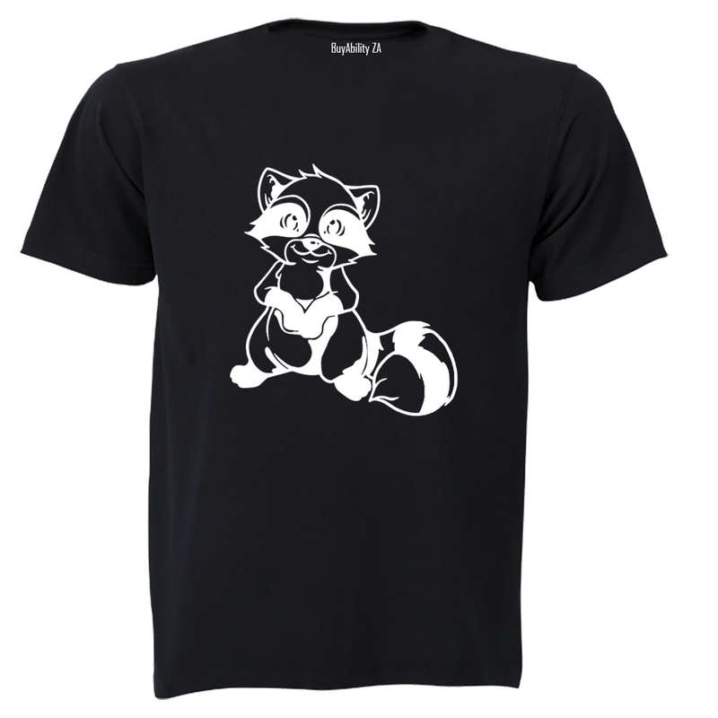 Cute Raccoon - Kids T-Shirt