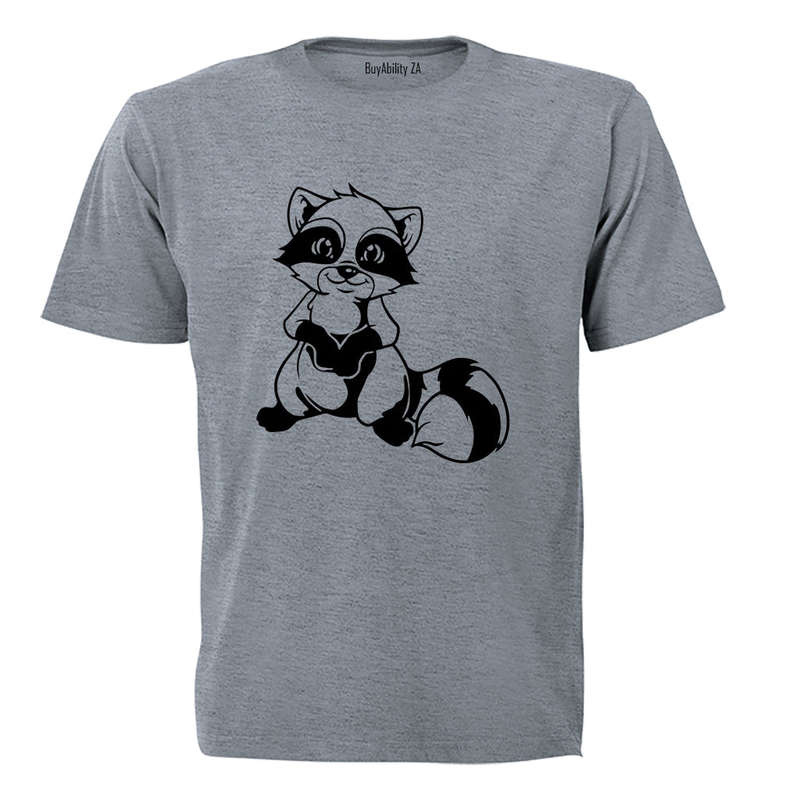 Cute Raccoon - Kids T-Shirt