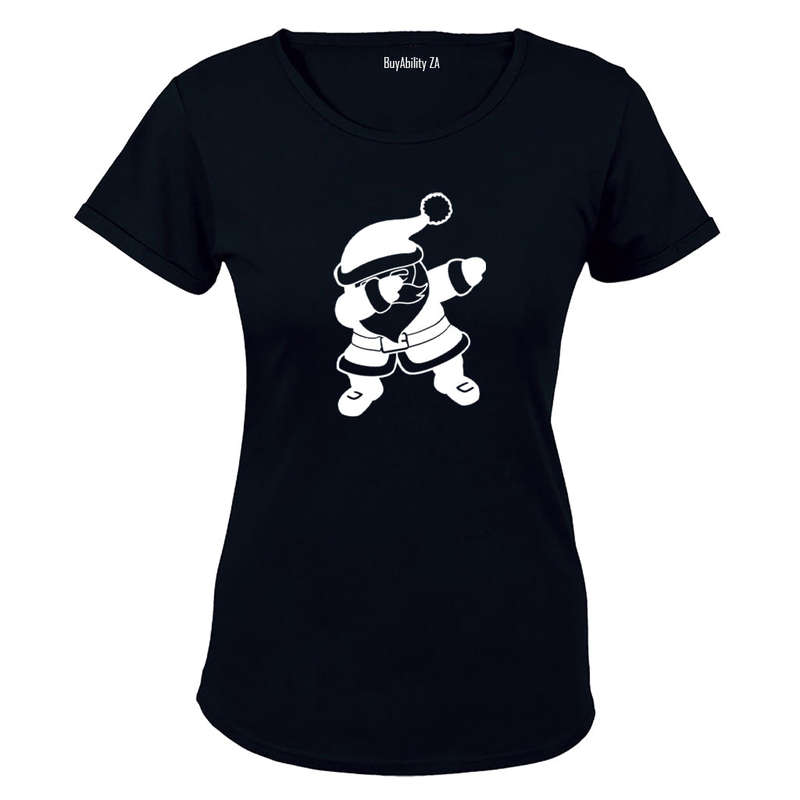 Dabbing Santa - Christmas - Ladies - T-Shirt