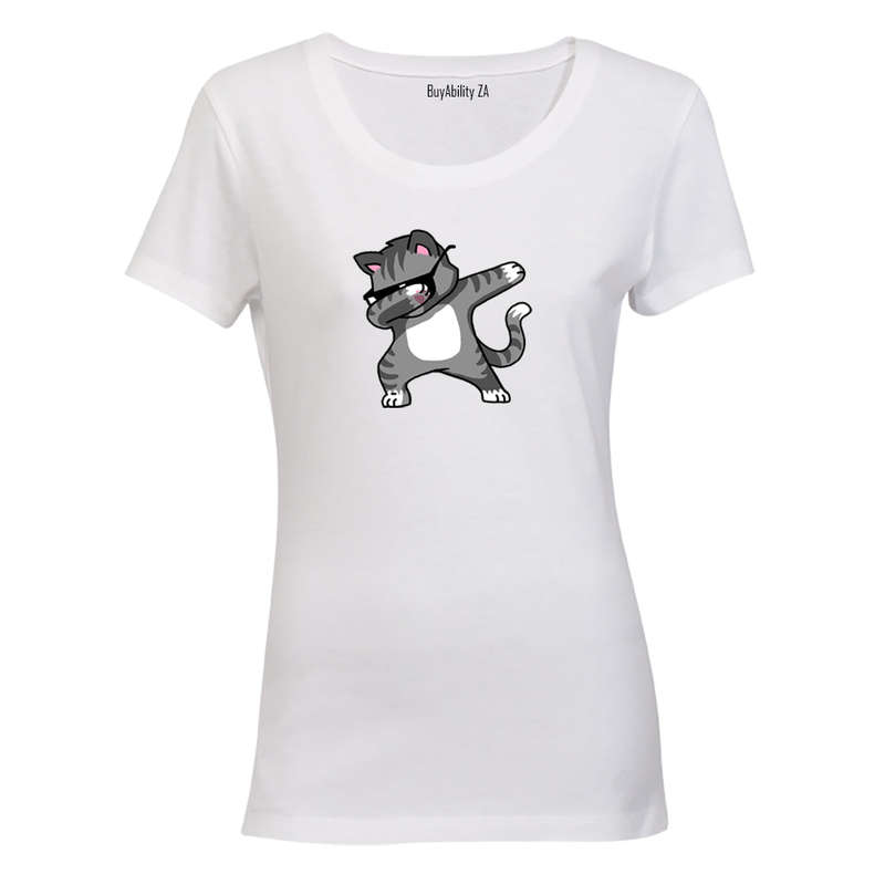 Dabbing Cat - Ladies - T-Shirt