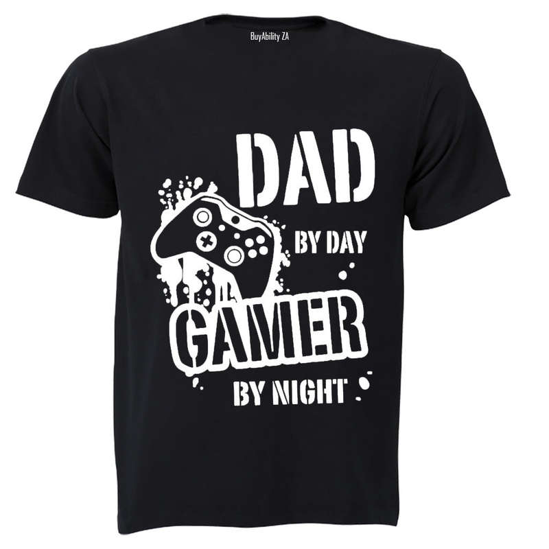 DAD - Gamer By Night - Adults - T-Shirt
