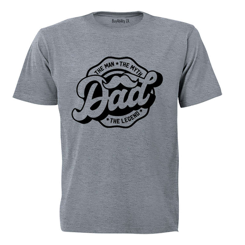 Dad - The Man - Mustache - Adults - T-Shirt