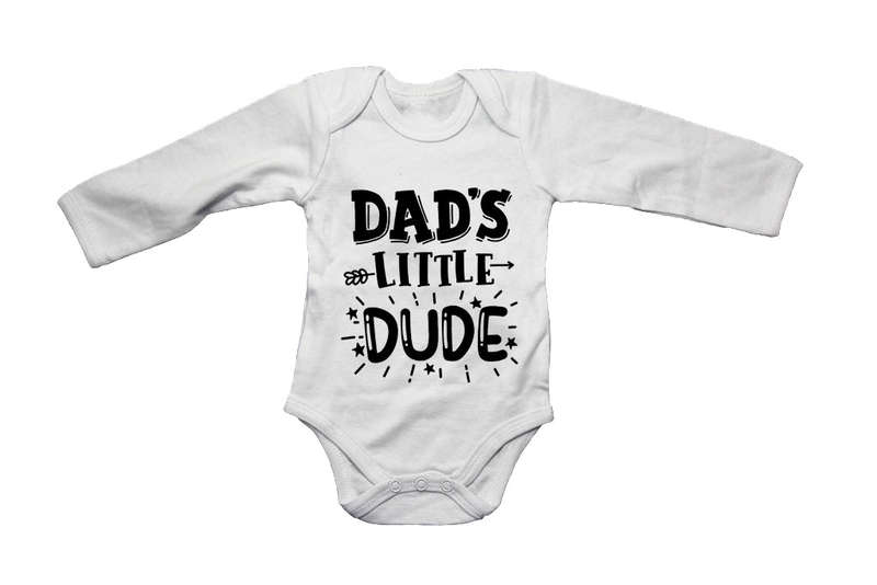 Dad's Little Dude - Bold - Baby Grow