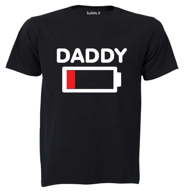 Daddy Battery Levels - Adults - T-Shirt