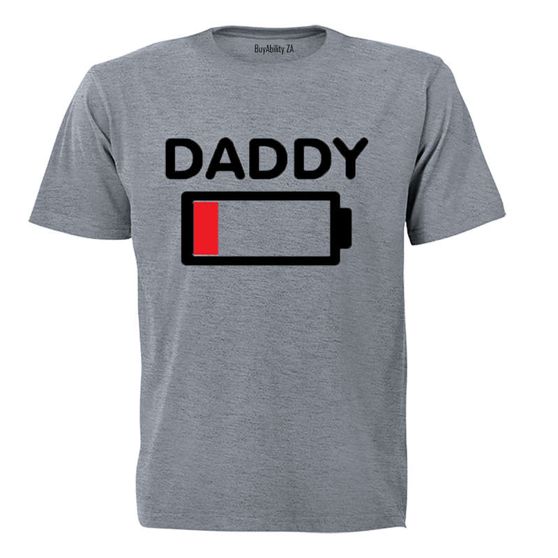 Daddy Battery Levels - Adults - T-Shirt
