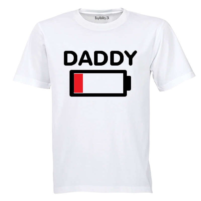 Daddy Battery Levels - Adults - T-Shirt