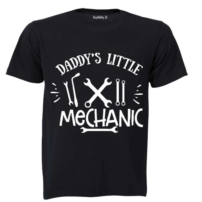 Daddy's Little Mechanic - Kids T-Shirt