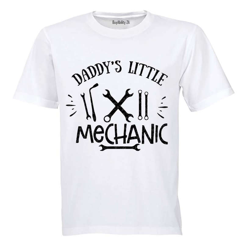 Daddy's Little Mechanic - Kids T-Shirt