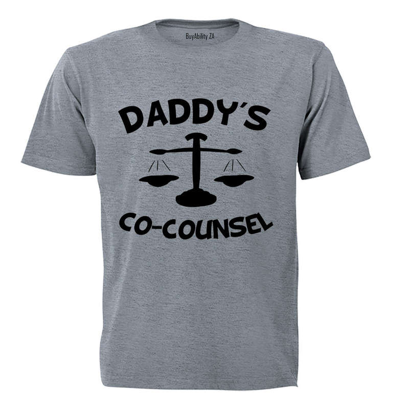 Daddy's Co-Counsel - Kids T-Shirt