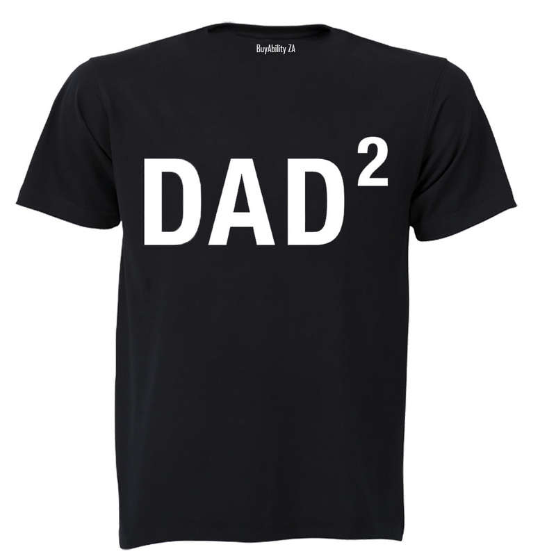 DAD to the Power of 2 - Adults - T-Shirt