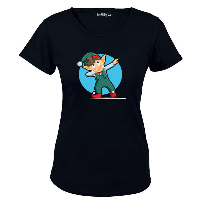 Dancing Christmas Elf - Ladies - T-Shirt