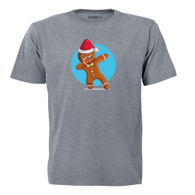 Dancing Christmas Gingerbread Man - Kids T-Shirt