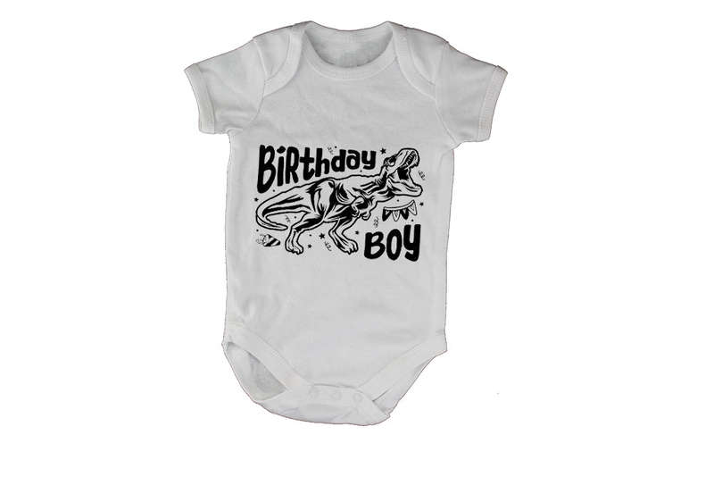 Dinosaur Birthday Boy - Baby Grow