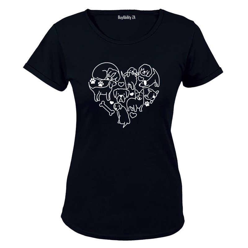 Dog Heart - Ladies - T-Shirt