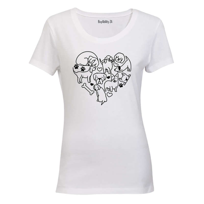 Dog Heart - Ladies - T-Shirt