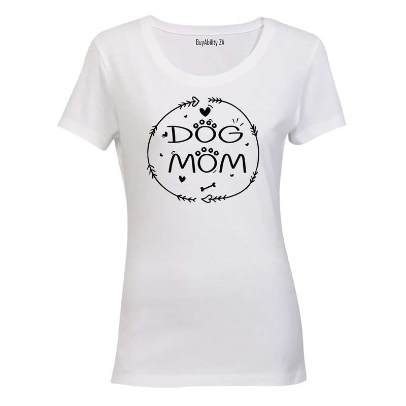 Dog Mom - Circular - Ladies - T-Shirt