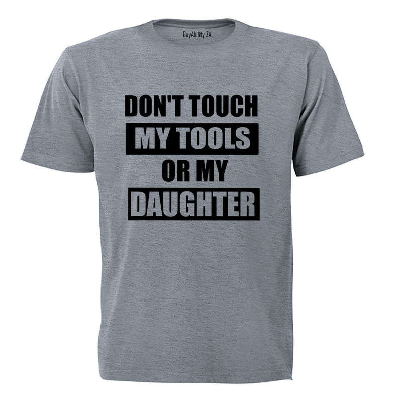 Don't Touch - Dad Rules - Adults - T-Shirt