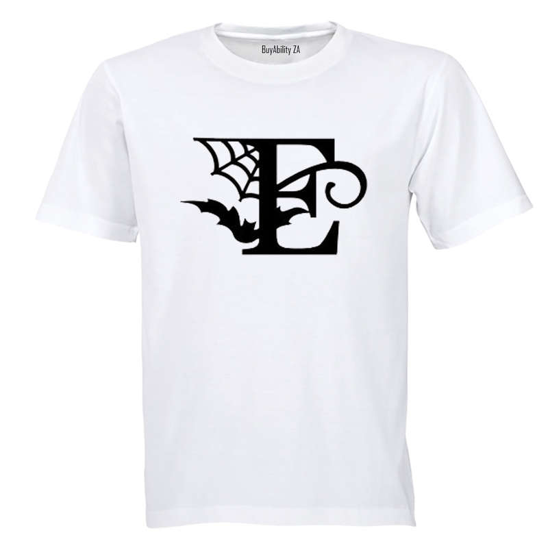 E - Halloween Spiderweb - Kids T-Shirt