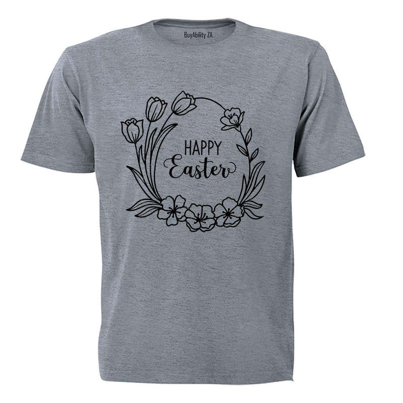 Easter Floral Egg - Kids T-Shirt