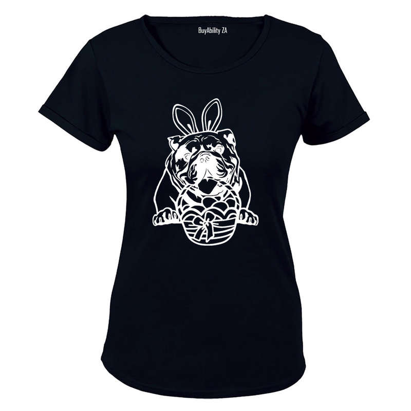Easter Bulldog - Ladies - T-Shirt