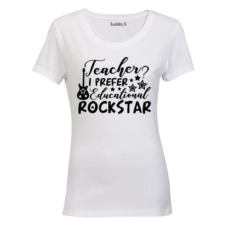 Educational Rockstar - Ladies - T-Shirt