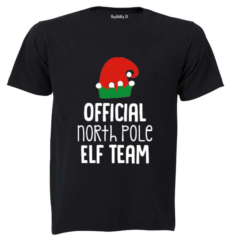 Official North Pole Team - Christmas - Adults - T-Shirt