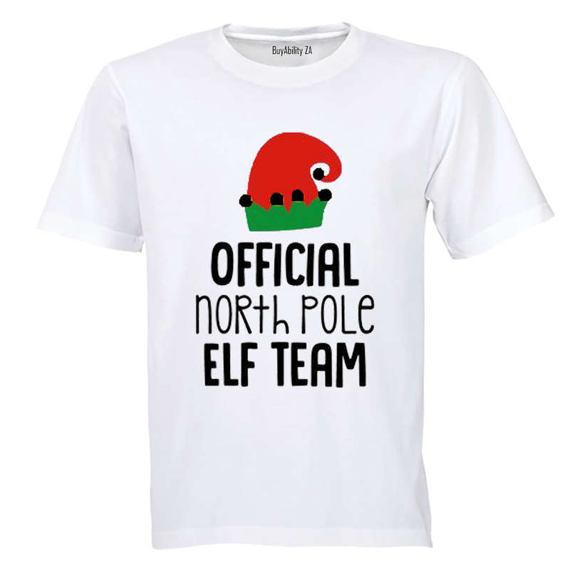 Official North Pole Team - Christmas - Adults - T-Shirt