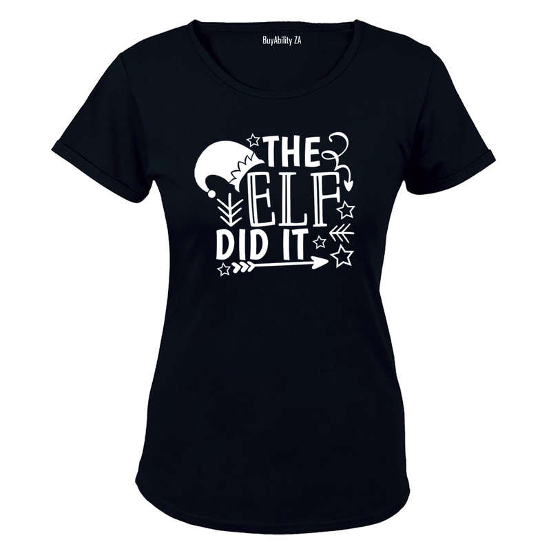 Elf Did It - Christmas - Ladies - T-Shirt