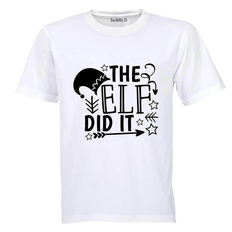 Elf Did It - Christmas - Kids T-Shirt