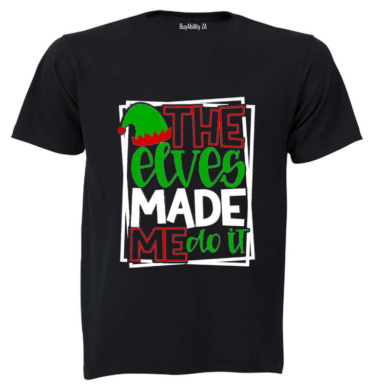 Elves Made Me Do It - Christmas - Kids T-Shirt
