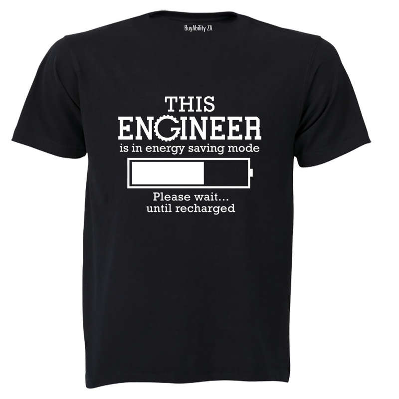 Engineer - Energy Saving Mode - Adults - T-Shirt