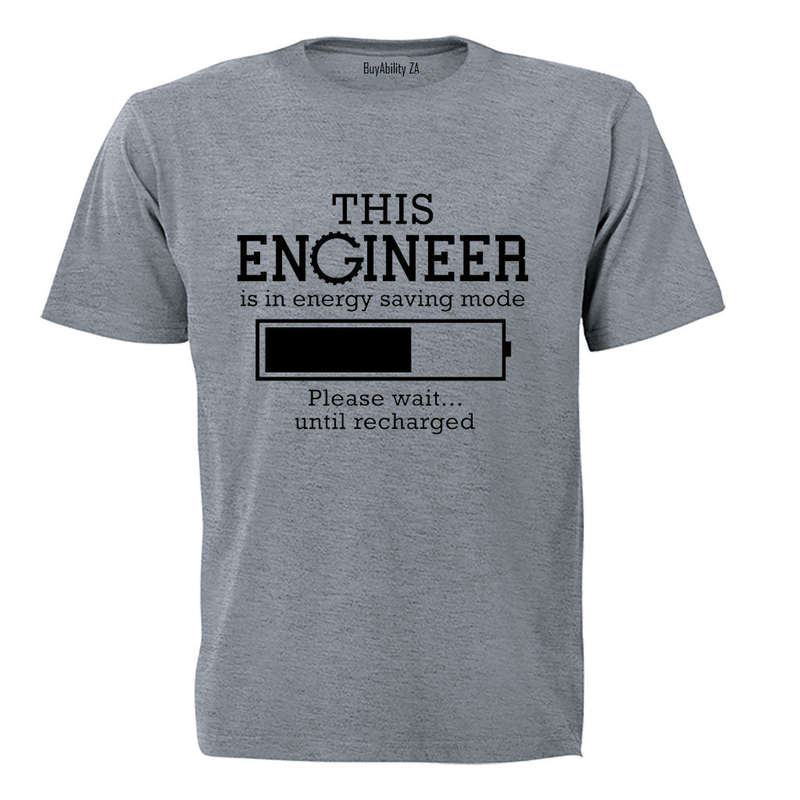 Engineer - Energy Saving Mode - Adults - T-Shirt