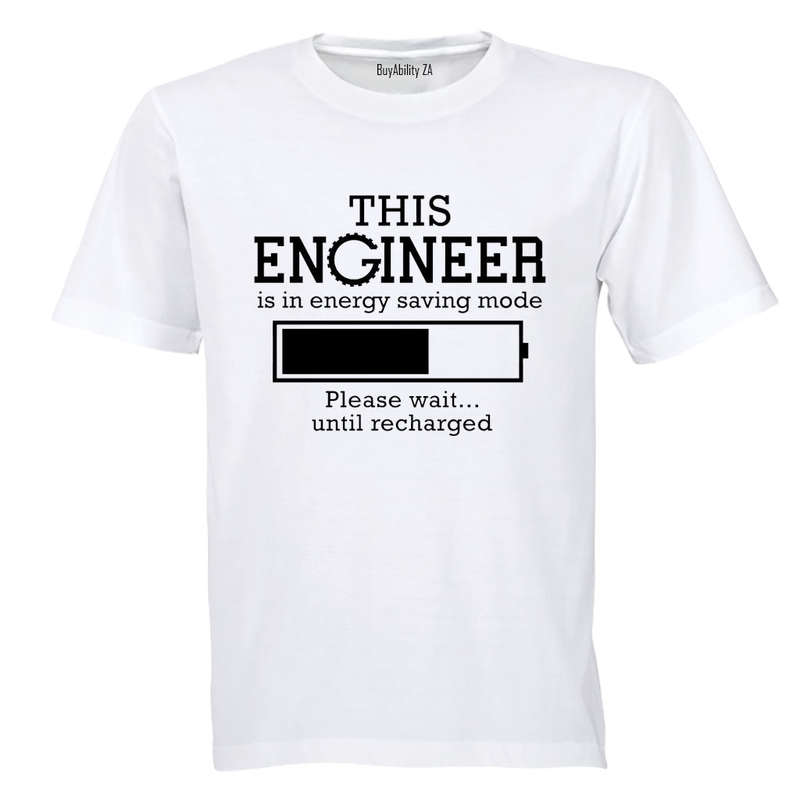 Engineer - Energy Saving Mode - Adults - T-Shirt