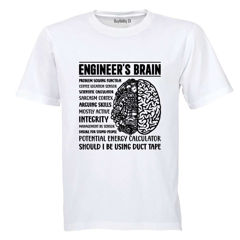 Engineer's Brain - Adults - T-Shirt